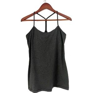 Lululemon Charcoal Grey Tank size 6, built in bra